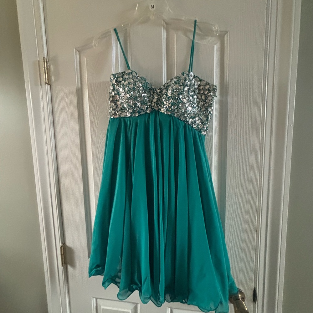 Sparkling Teal  Dress